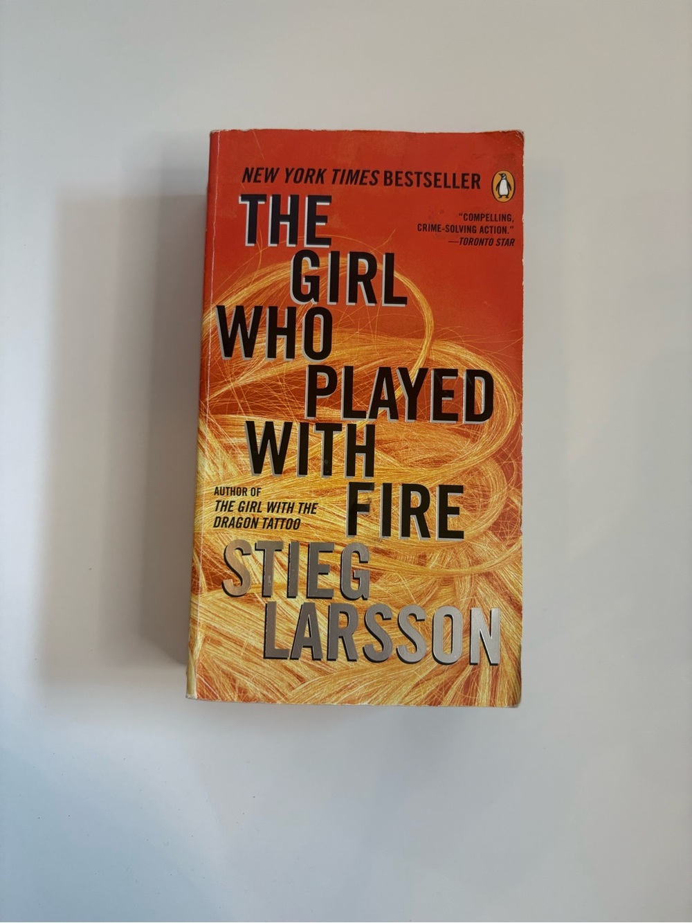 3/$20  "The Girl Who Played With Fire" - Orange stieg larsson